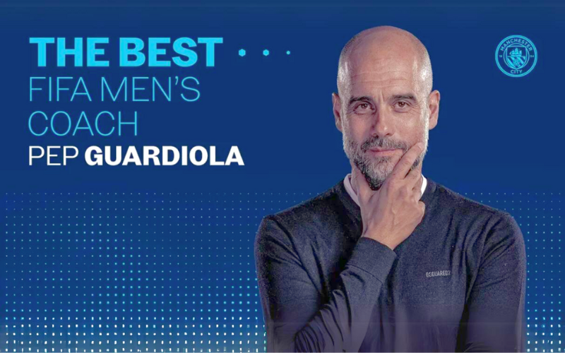 Pep Guardiola được vinh danh là “Huấn luyện viên nam xuất sắc nhất” của BEST FIFA 2023