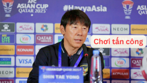 Tờ Bola Indonesia nói HLV Shin Tae-yong hứa sẽ chơi tấn công và giành chiến thắng trước Việt Nam
